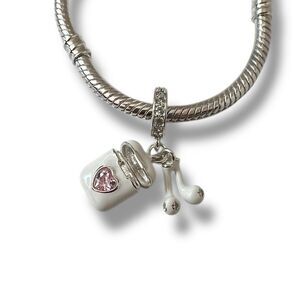 Music Lover S925 Sterling Silver, Pandora Moments Compatible Charm